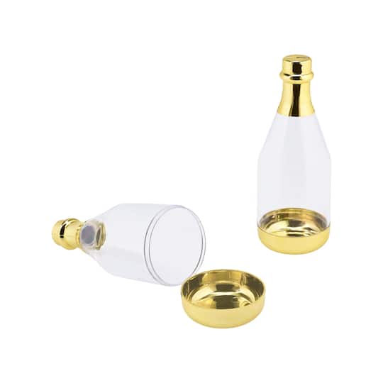 Clear & Gold Favor Bottles, 12ct. by Celebrate It™